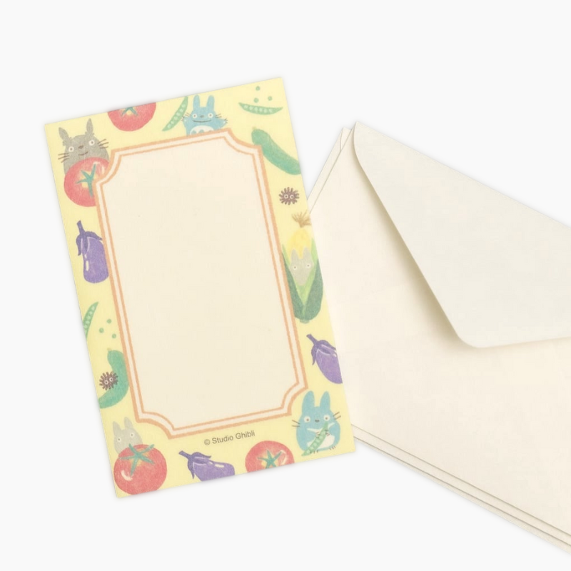 My Neighbor Totoro Mini Letter Set - Vegetables