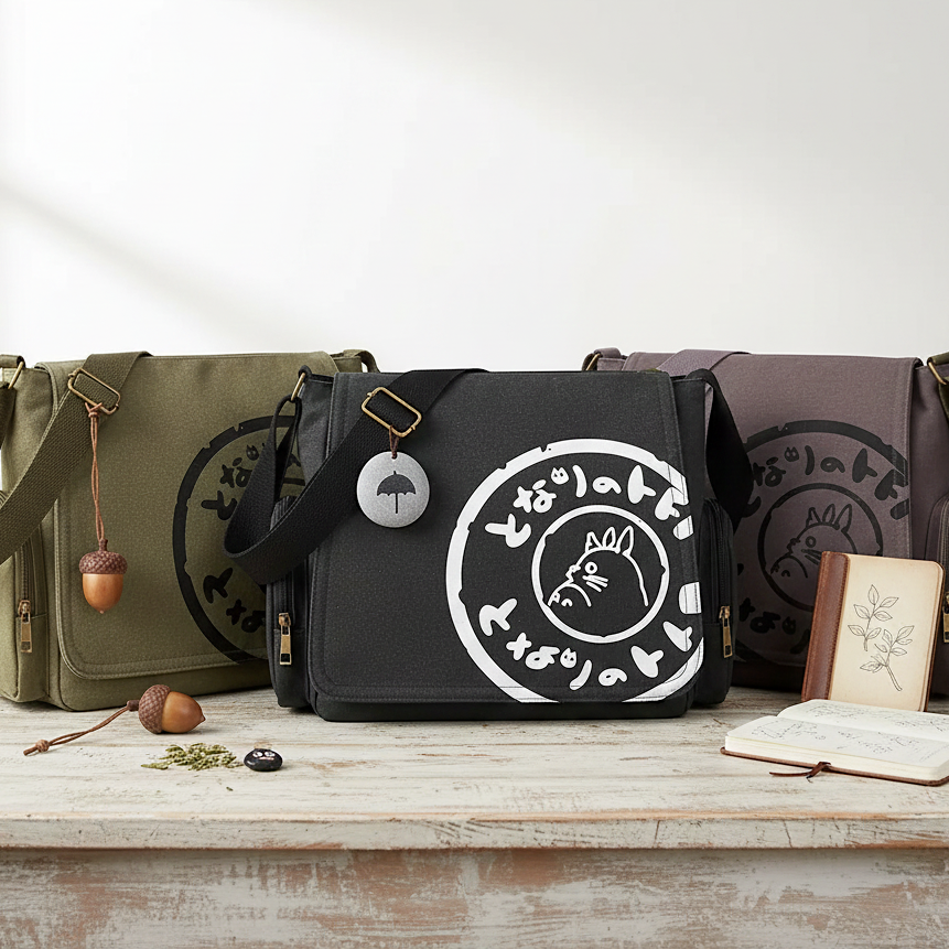 My Neighbor Totoro Canvas Messenger Bag