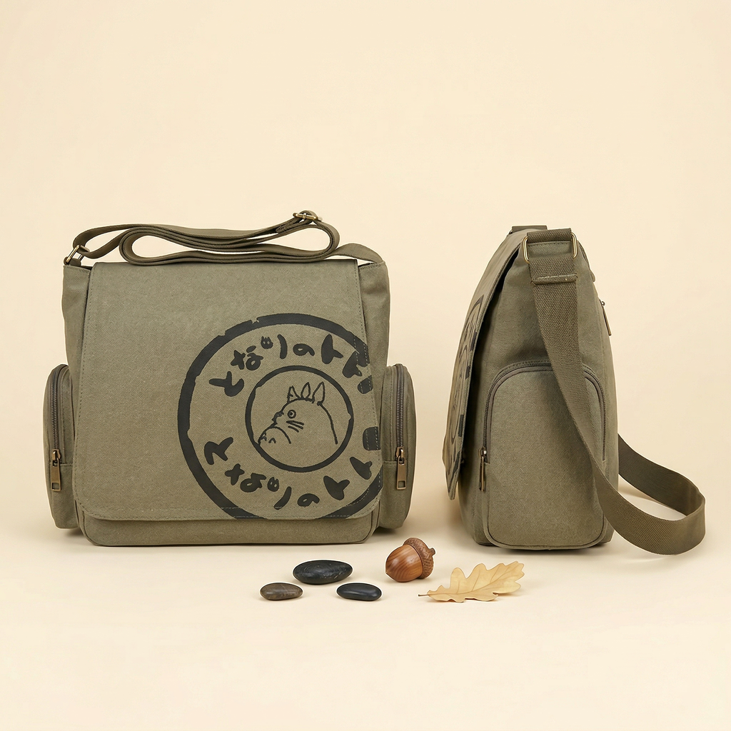 My Neighbor Totoro Canvas Messenger Bag