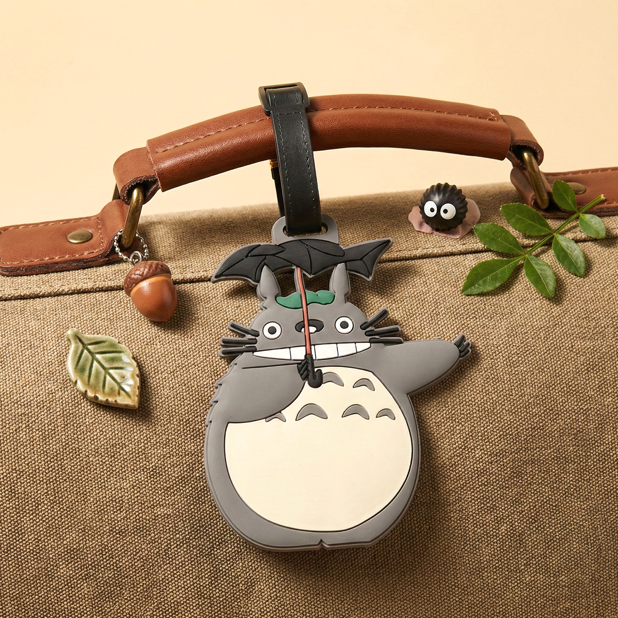 My Neighbor Totoro Travel Luggage Name Tag – Umbrella Ride