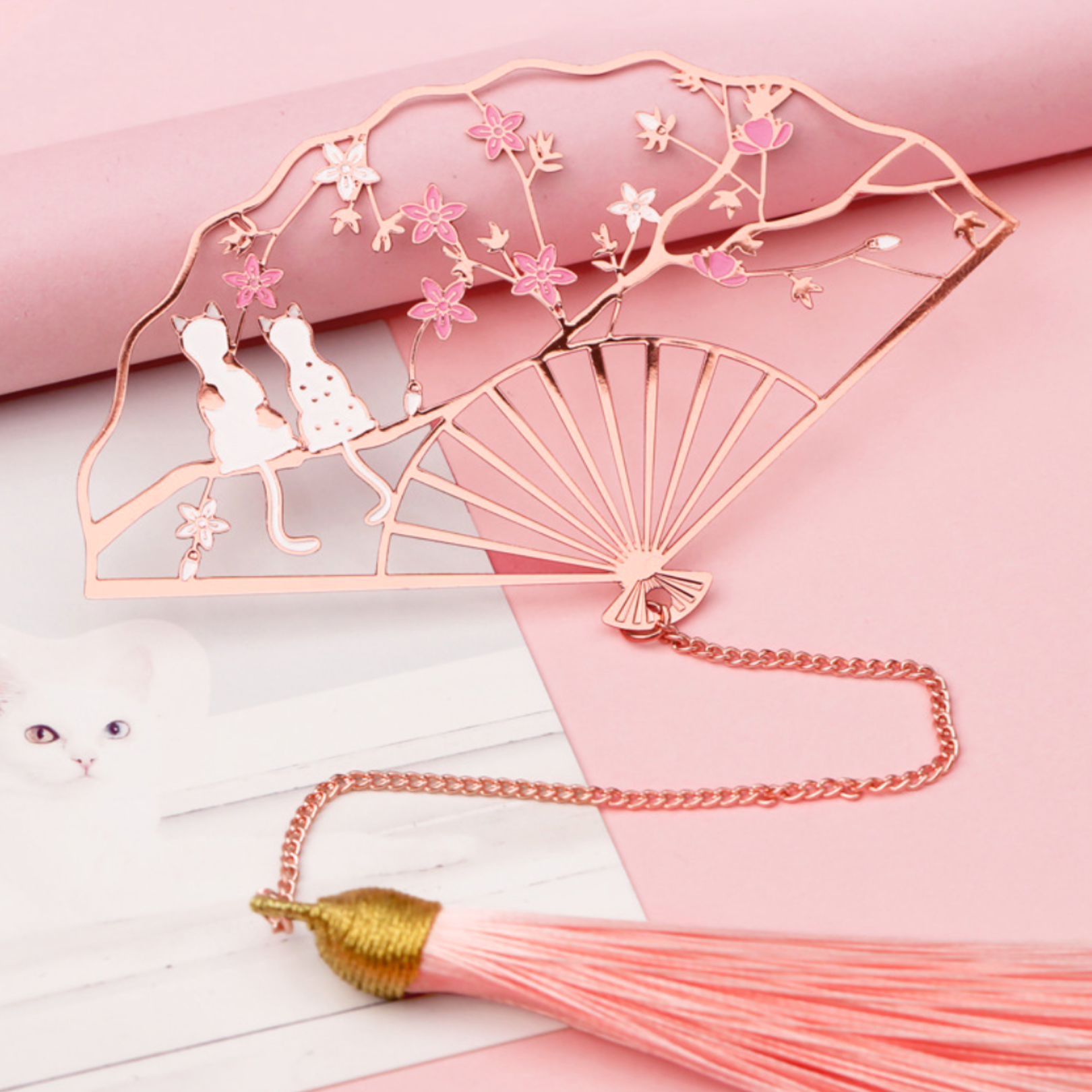 Neko Pendant Bookmark
