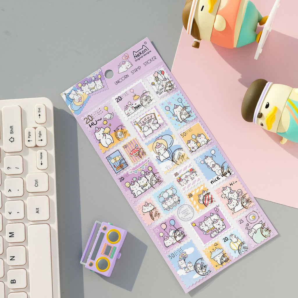 Nekoni Original Animal Stamp Stickers
