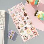 Nekoni Original Animal Stamp Stickers