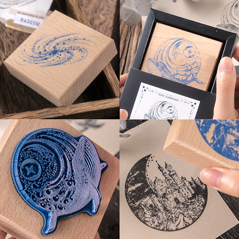 Nighttime Dreaming Wooden Stamps