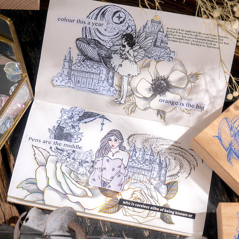 Nighttime Dreaming Wooden Stamps