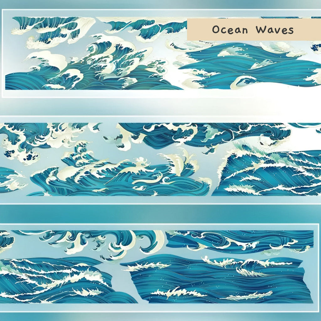 Nippon Landscapes Clear Masking Tape - Extra Wide