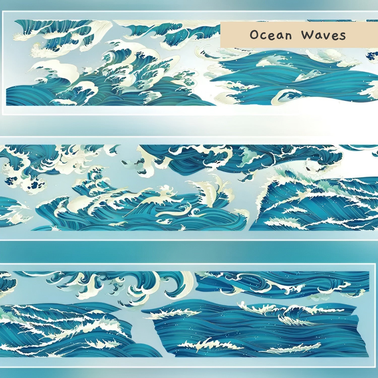 Nippon Landscapes Clear Masking Tape - Extra Wide