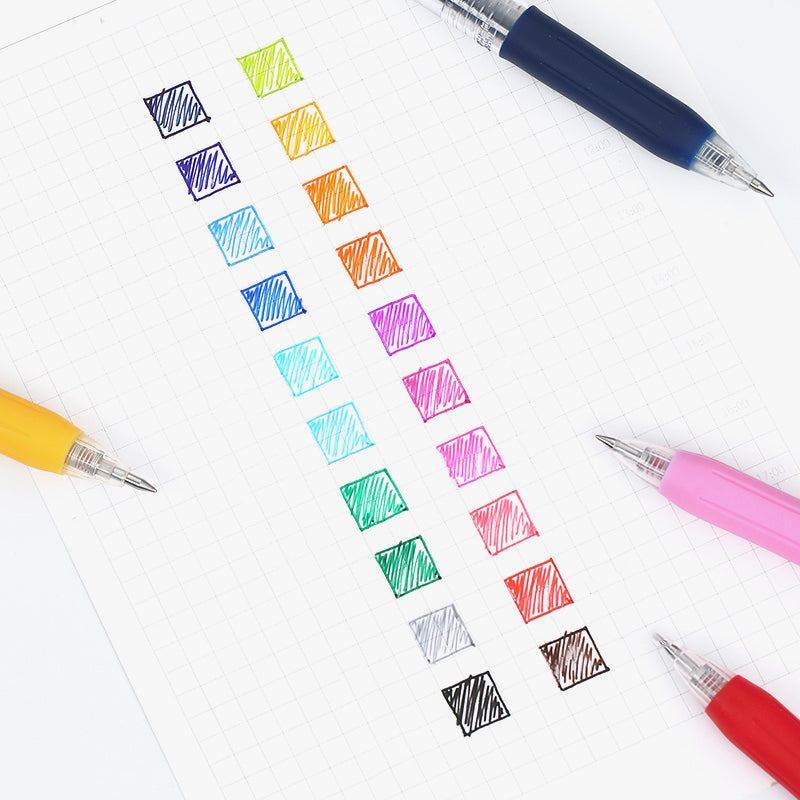 Zebra Sarasa Clip Color Gel Pen Set
