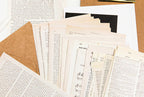 Old Book Pages Decorative Paper