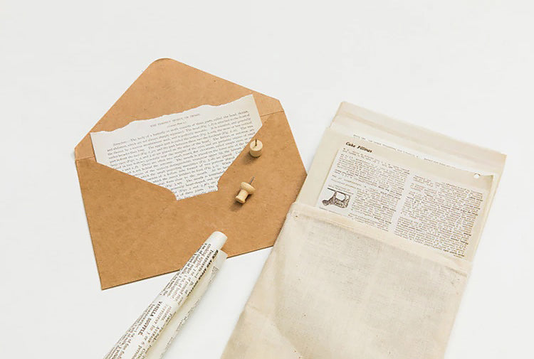 Old Book Pages Decorative Paper