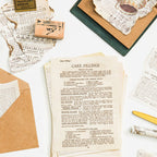 Old Book Pages Decorative Paper