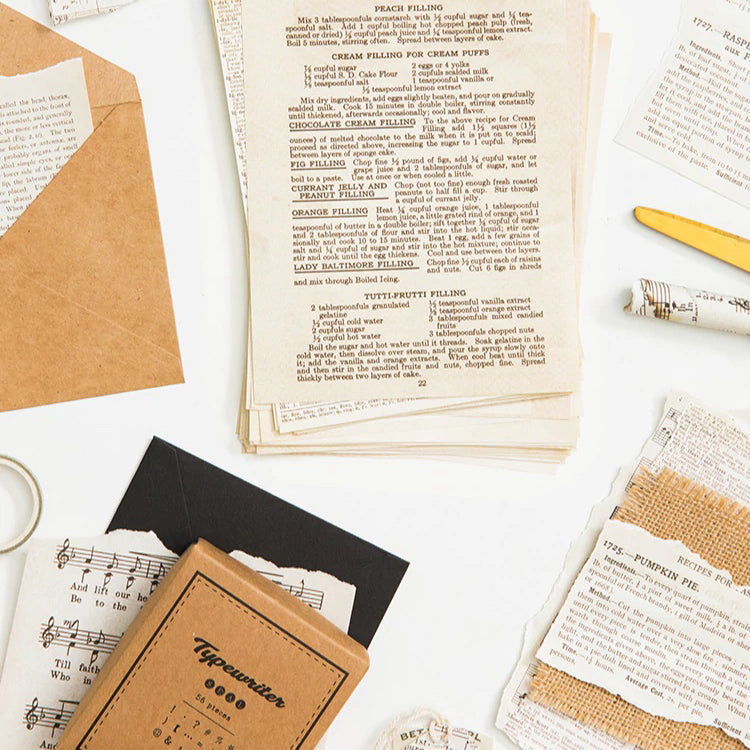 Old Book Pages Decorative Paper