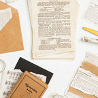 Old Book Pages Decorative Paper