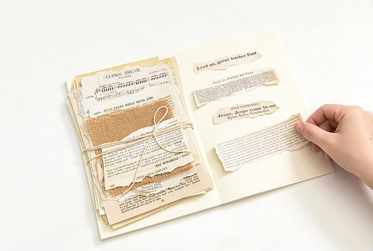 Old Book Pages Decorative Paper