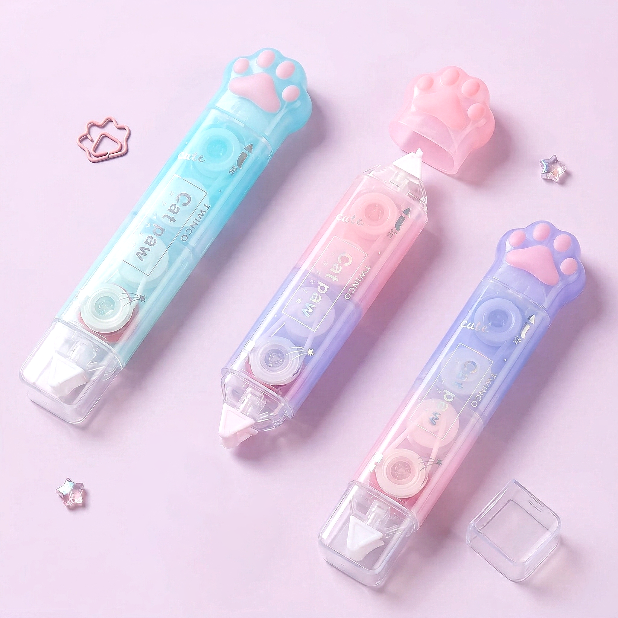 Ombre Cat Paw 2-Way Correction Tape & Glue Tape