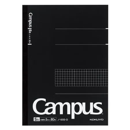 Otona Campus Note - B5 (Grid) - Black - 80 Sheets