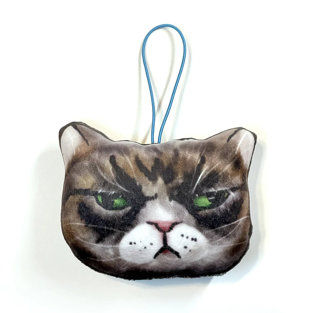 Gacha - Overpowering cat face mascot