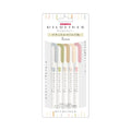 Zebra Mildliner - Natural Mild - 5 x Double Sided Highlighter Set