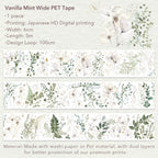 Vanilla Mint Wide Washi/PET Tape