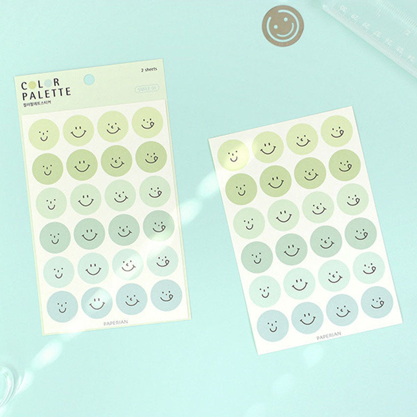 Paperian Color Palette Stickers - Smile