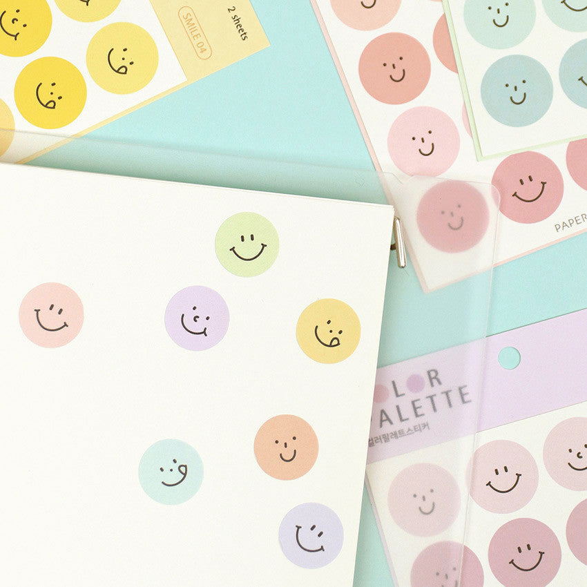 Paperian Color Palette Stickers - Smile