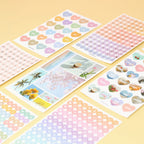 Paperian Diary Deco Removable Stickers - 8 Sheets