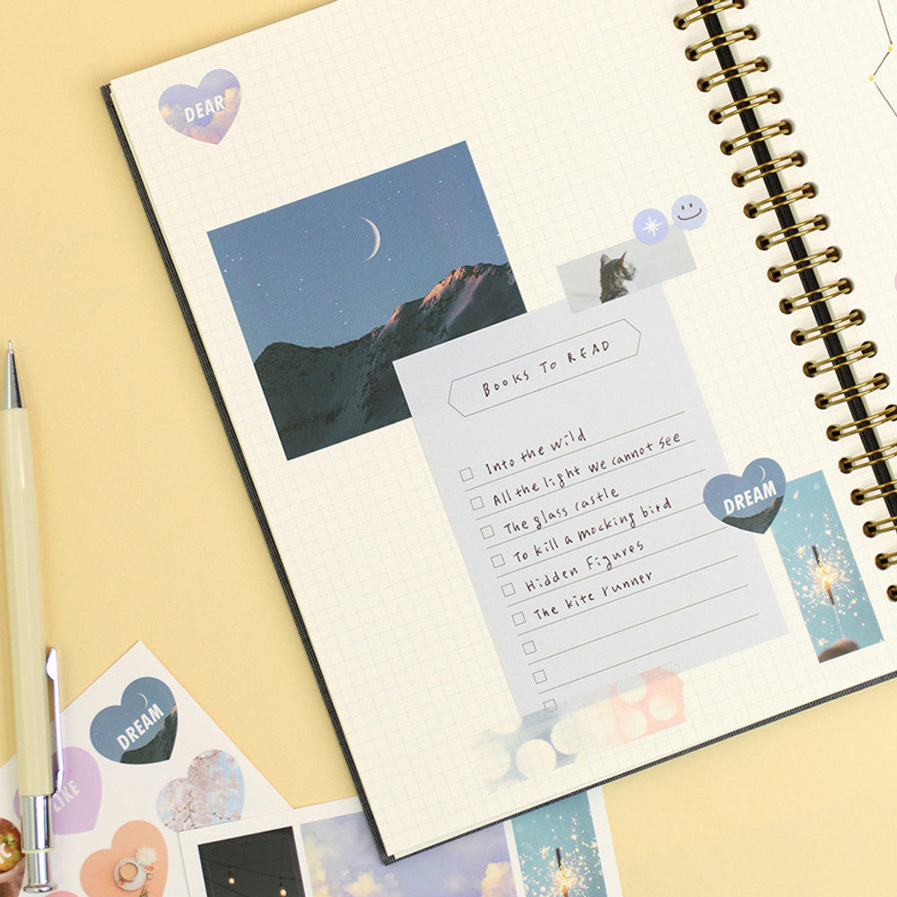 Paperian Diary Deco Removable Stickers - 8 Sheets