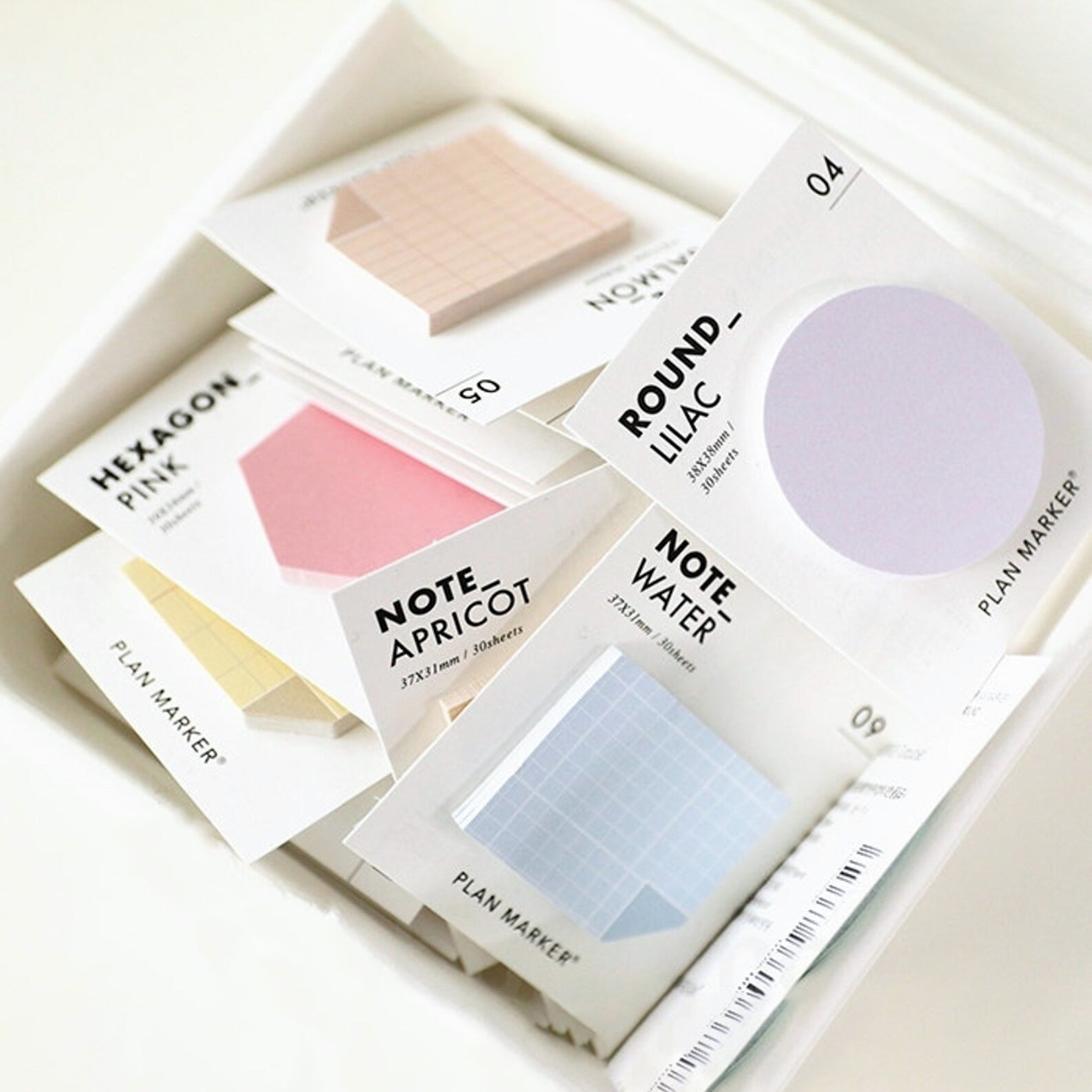 Paperian Large Hexagonal Sticky Notes