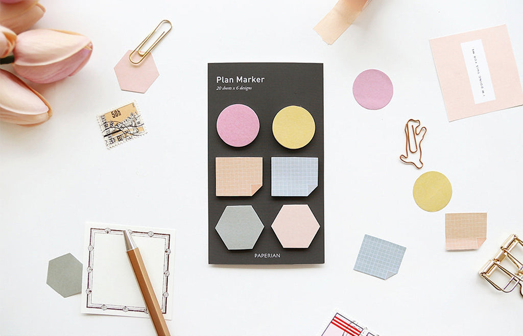 Paperian Monthly & Weekly Sticky Note Set