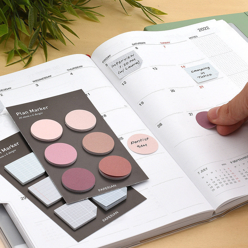 Paperian Monthly & Weekly Sticky Notes