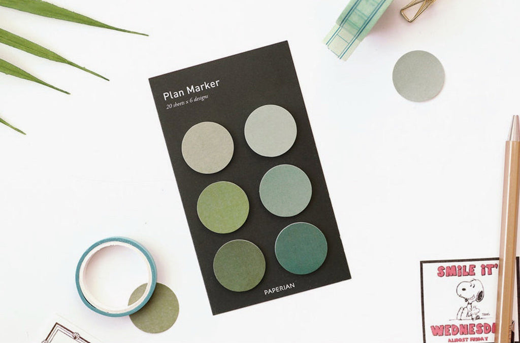 Paperian Round Plan Maker Sticky Notes