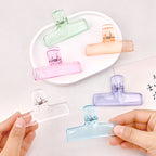 Pastel Frosted Book & Paper Clips