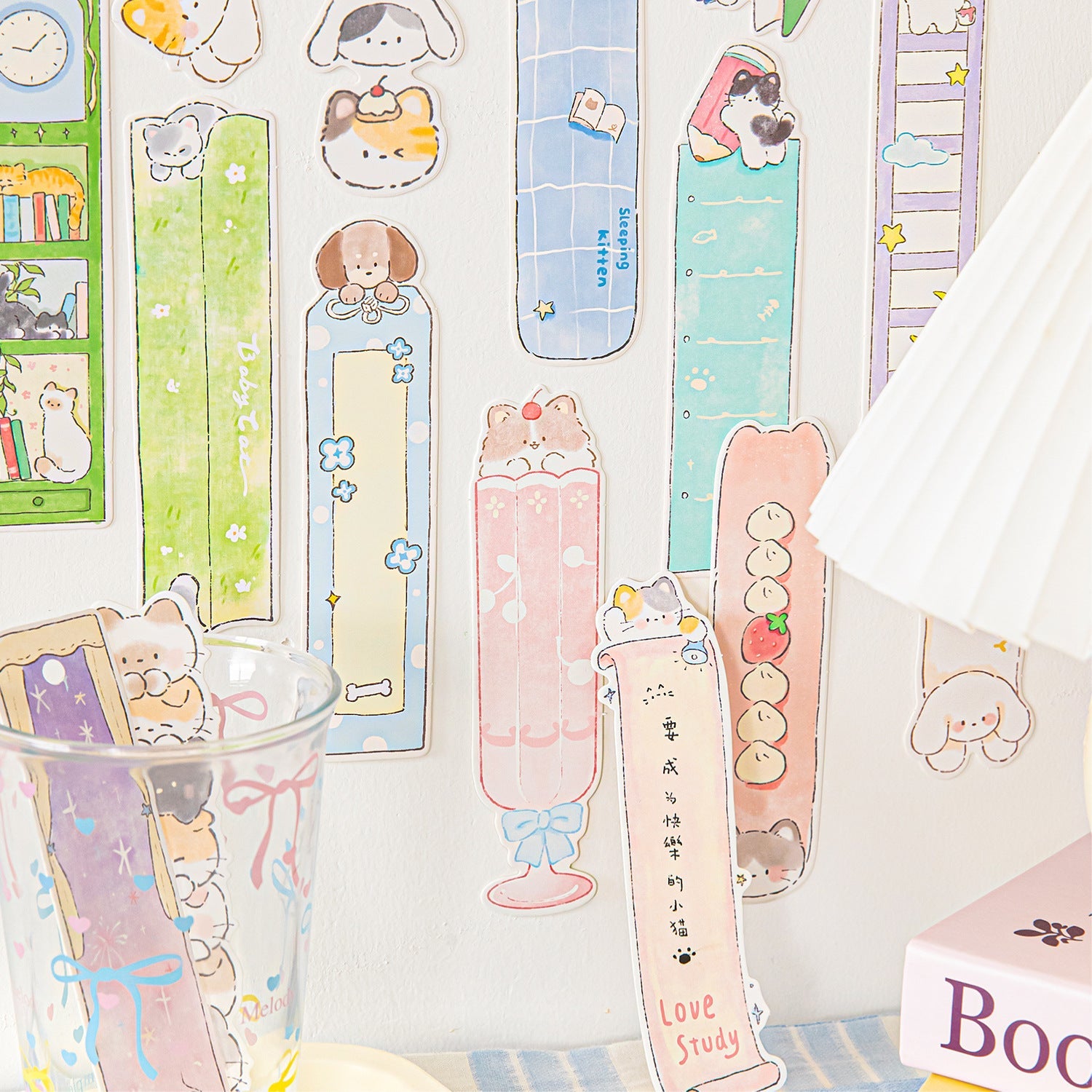 Paws & Pages Bookmarks - Set of 30