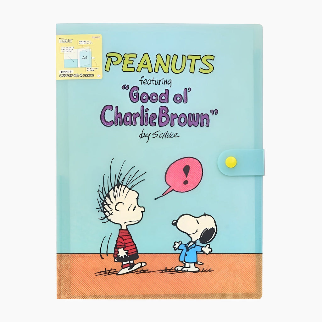 Peanuts Snoopy A4 Folder - Blue
