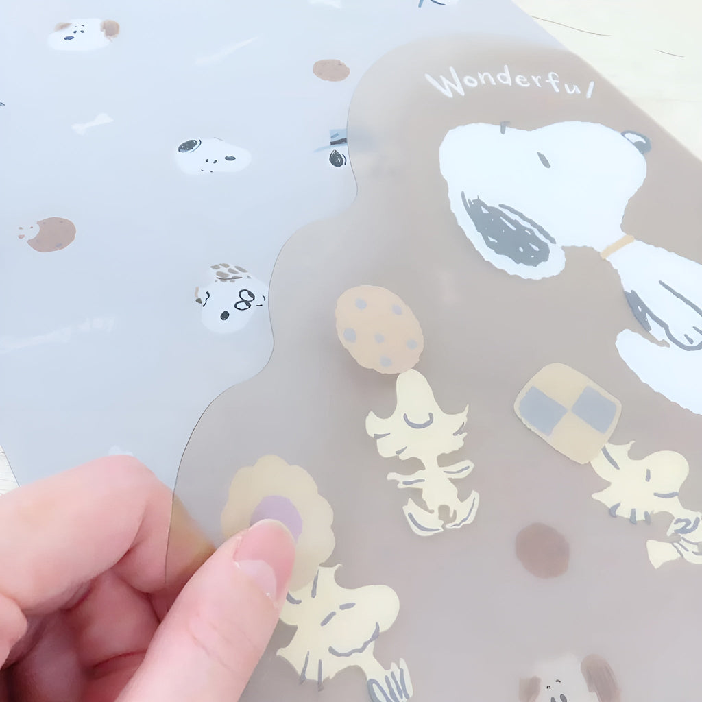 Peanuts Snoopy A4 Folder With Dividers - Cookies
