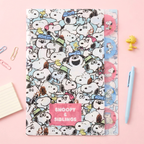 Peanuts Snoopy A4 Folder With Dividers - Siblings Collage
