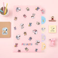 Peanuts Snoopy A4 Folder With Dividers - Snoopy & Cuddly Bears - Pink