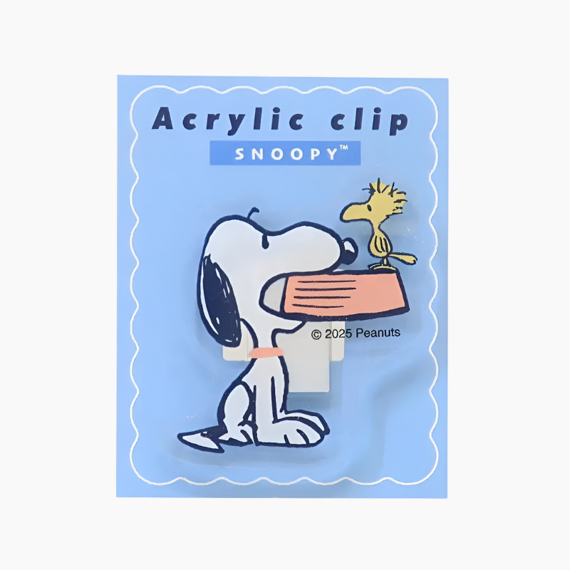 Peanuts Snoopy Acrylic Clip - Vintage Series