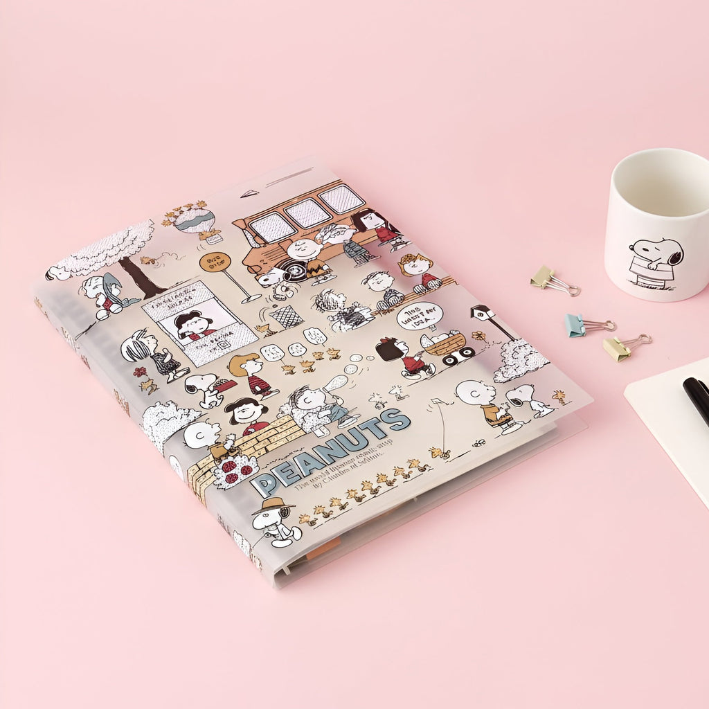 Peanuts Snoopy B5 Binder Notebook - Limited Comics Edition