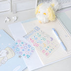 Peanuts Snoopy B5 Binder Notebook + Snoopy Inserts + Stickers - Limited Pastel Snoopy Edition