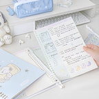Peanuts Snoopy B5 Binder Notebook + Snoopy Inserts + Stickers - Limited Pastel Snoopy Edition