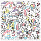 Peanuts Snoopy Beach Vibes Stickers - Limited Summer Edition