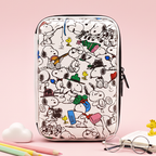 Peanuts Snoopy Hard Shell Pencil Case - Busy Day