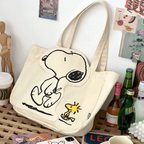 Peanuts Snoopy Canvas Daily Tote