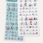 Peanuts Snoopy 3D Block Stickers - Limited Vintage Series