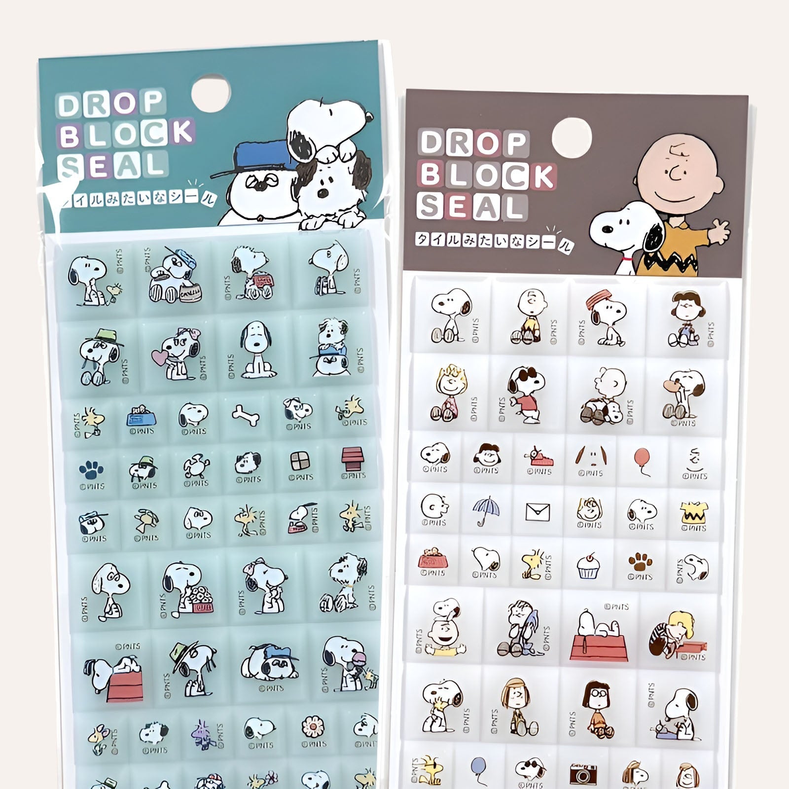 Peanuts Snoopy 3D Block Stickers - Limited Vintage Series