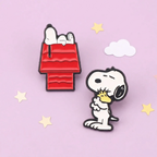 Peanuts Snoopy Enamel Pin - Happy Days