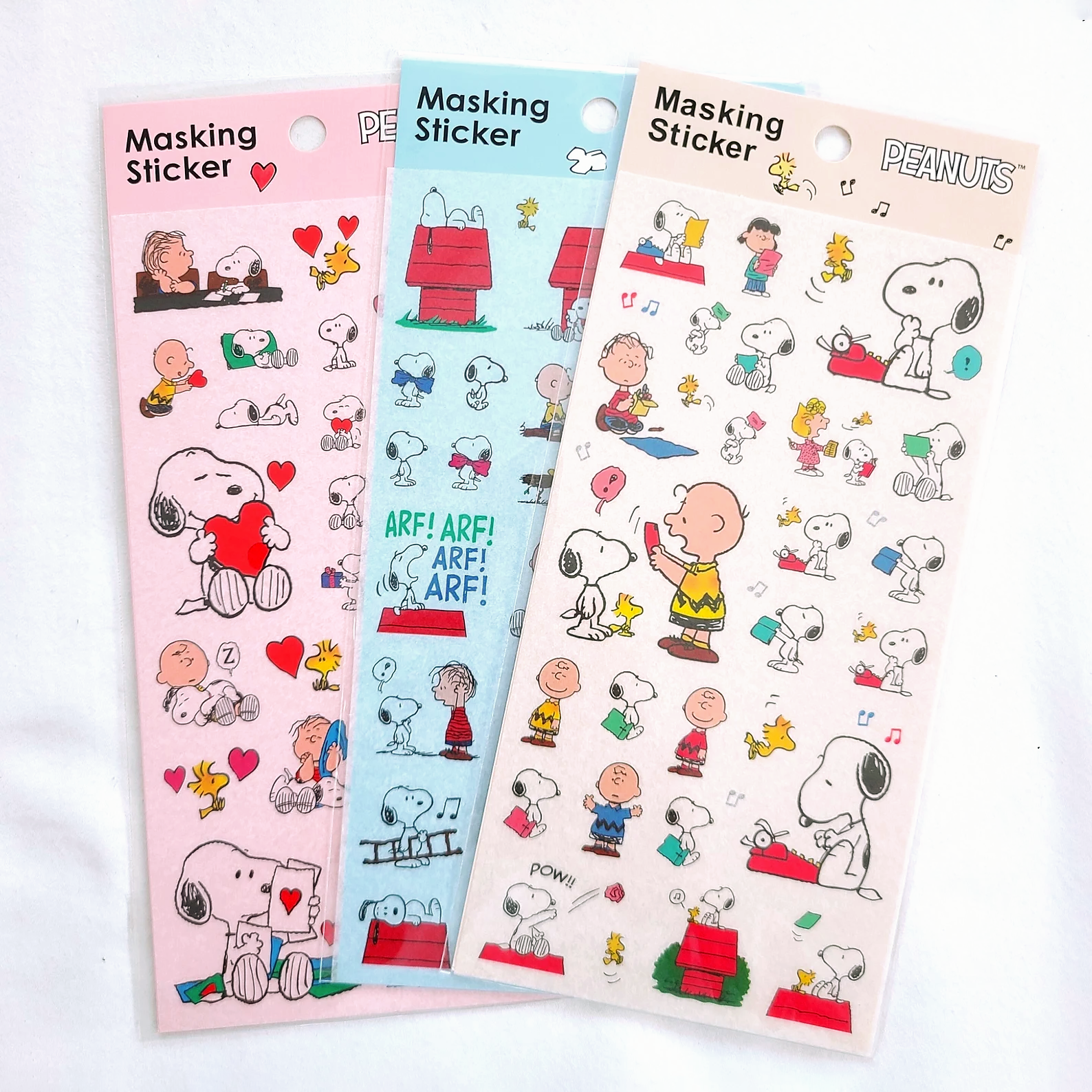 Peanuts Snoopy Masking Stickers