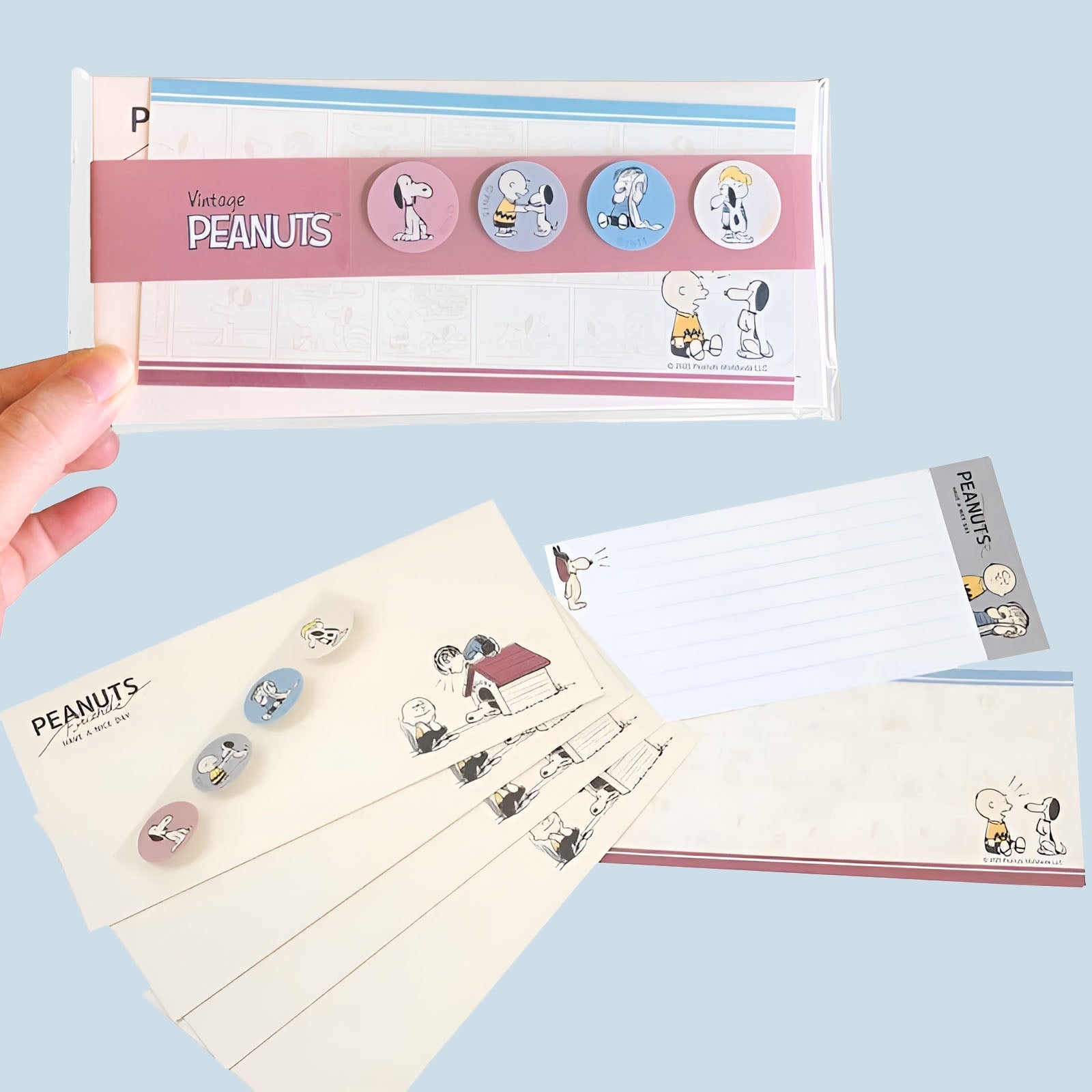 Peanuts Snoopy Mini Letter Set - Limited Vintage Series - Comic Strip