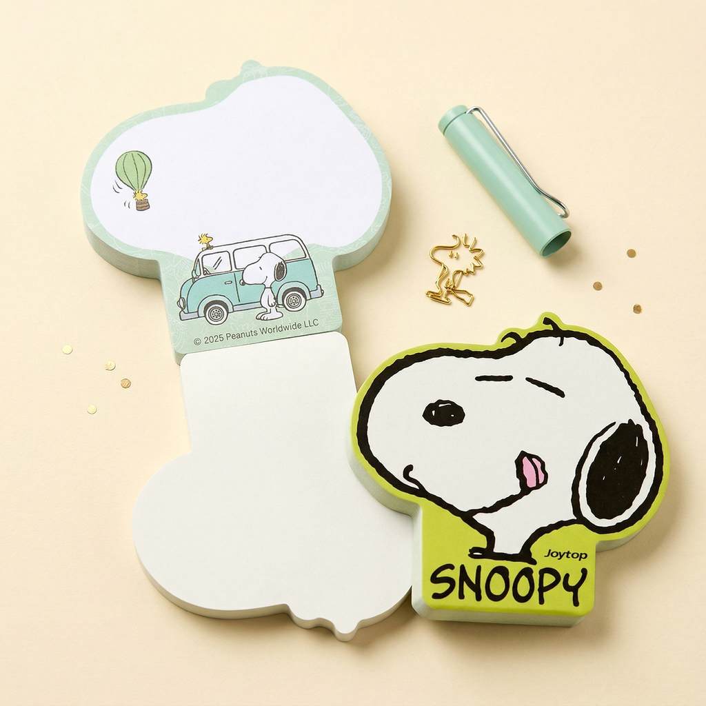 Snoopy Die-Cut Memo Pad - Classic Edition